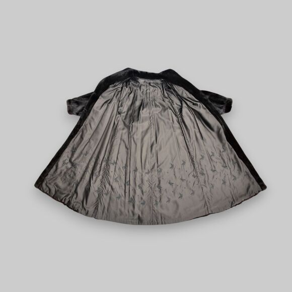 Vintage Dark Brown Mink Coat -Large - Picture 7 of 9